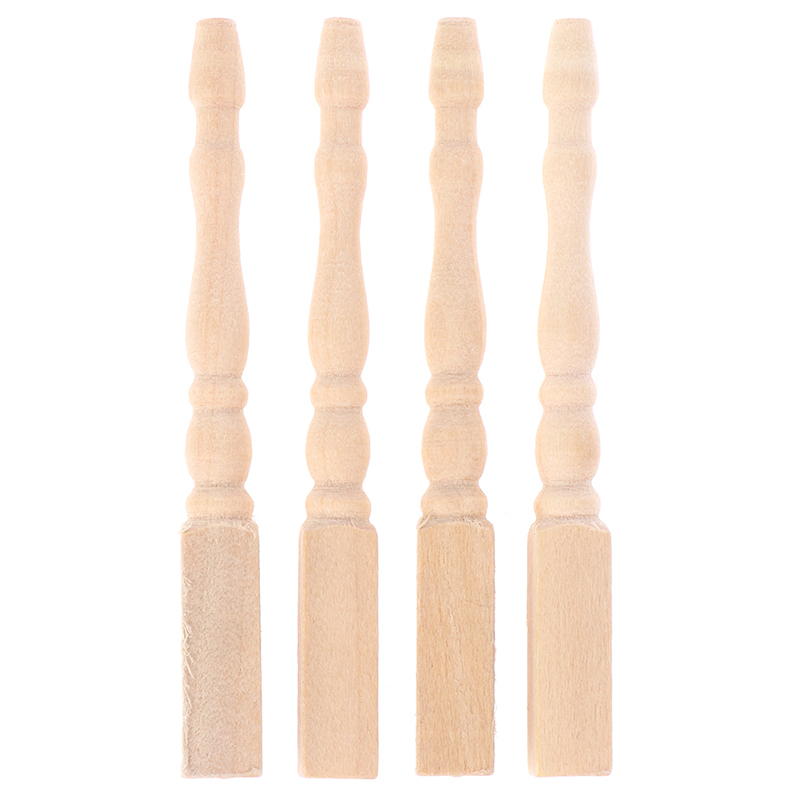 Furniture Leg Set - ● 4 buah/set 1:12 Aksesori Furnitur
