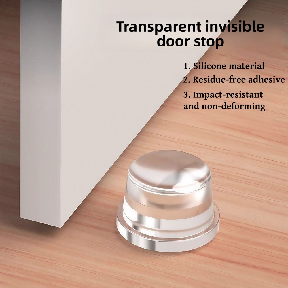 Furniture Hardware Design - Penahan Pintu Silikon Pelindung Dinding Pegangan