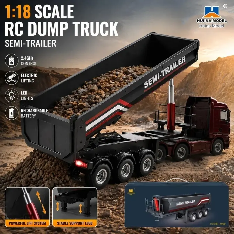 Huina 1/18 1509 Rc Semi Dump T - Furniture Leg Set ulasan dan harga