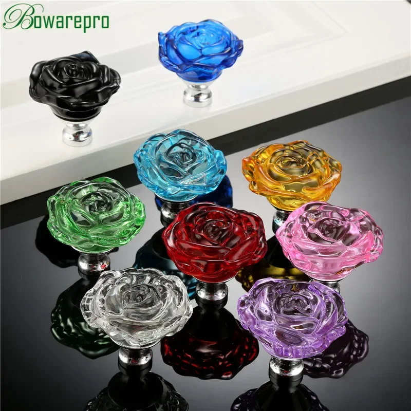 Bowarepro 50MM Kristal Mawar K - Furniture Hardware Supply ulasan dan harga