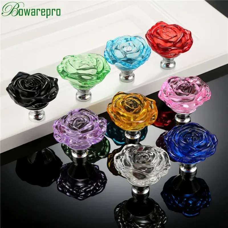 Bowarepro 50MM Kristal Mawar K - Furniture Hardware Supply ulasan dan harga